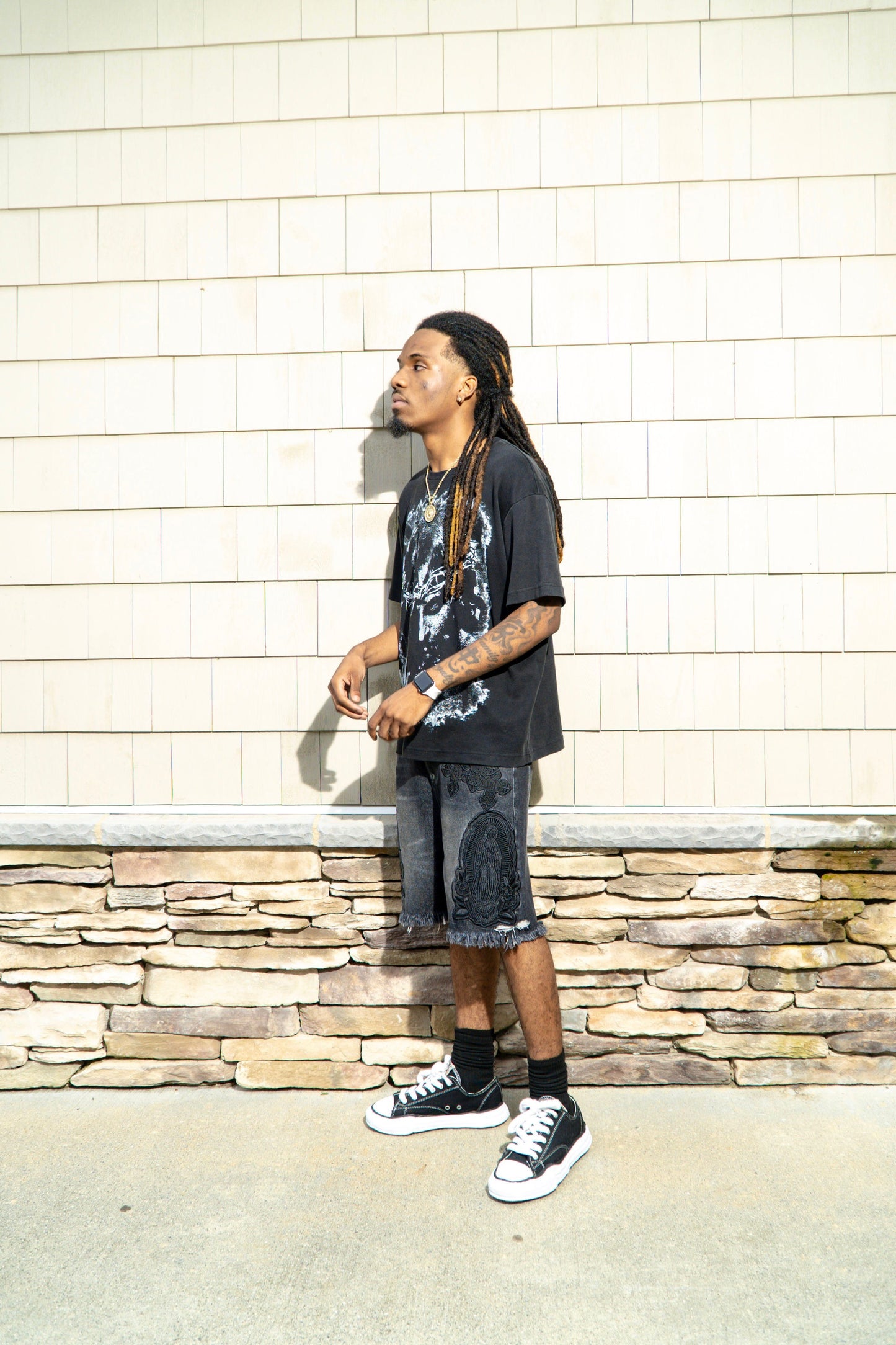 Black ATO Jesus T-shirt