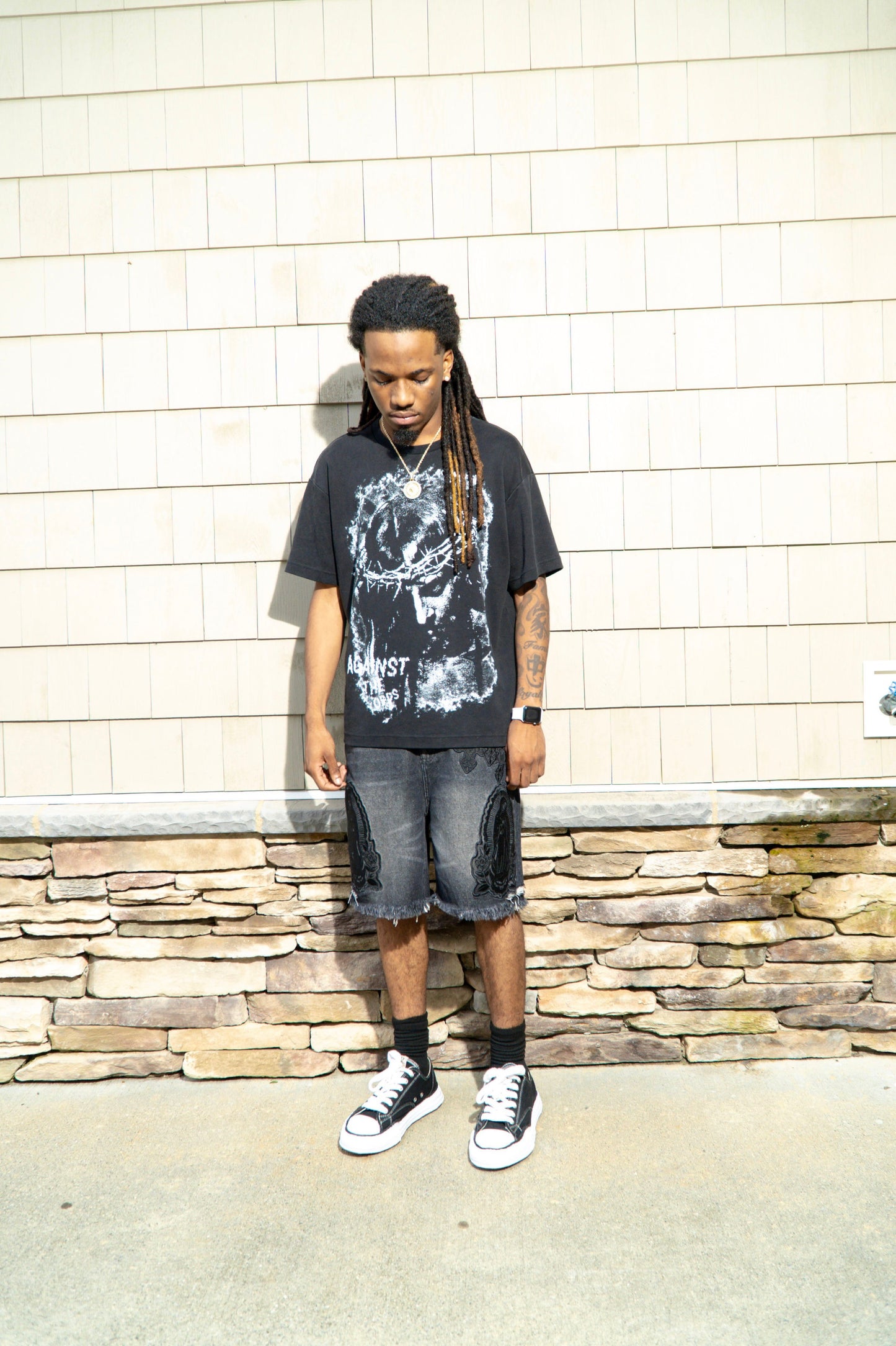 Black ATO Jesus T-shirt